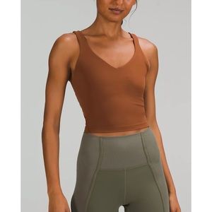 Lululemon Brown Align Crop tank